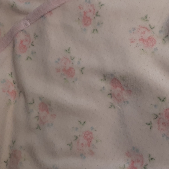 Baby girl footed sleeper. Sleep and play - Picture 8 of 9